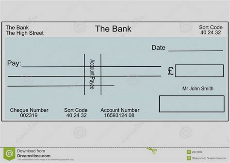 free printable cheque template uk.